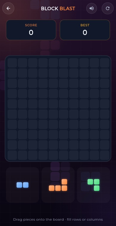 Block Blast gameplay