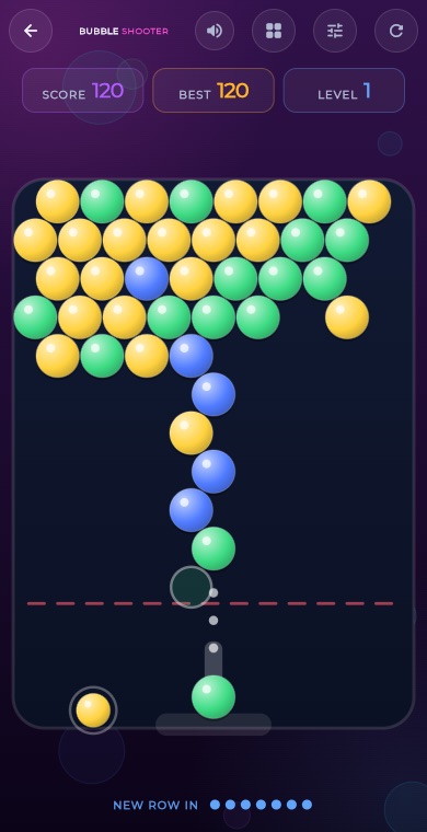 Bubble Shooter gameplay