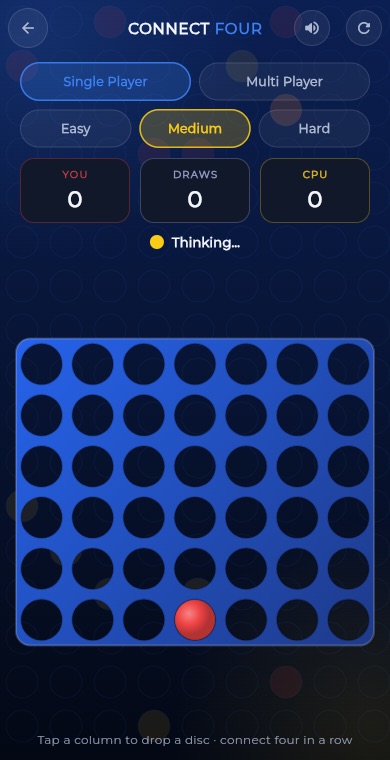 Connect Four gameplay