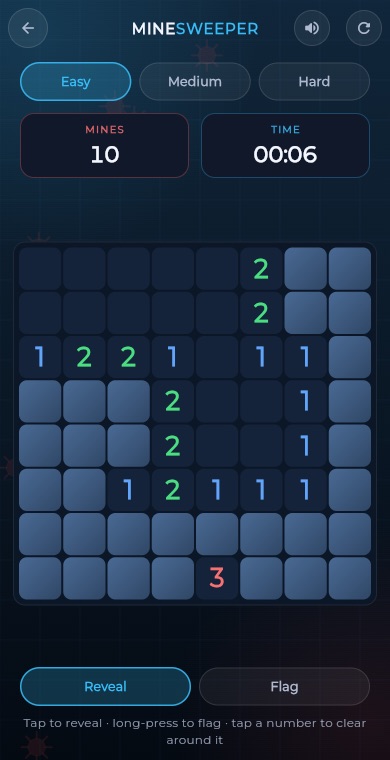 Minesweeper gameplay