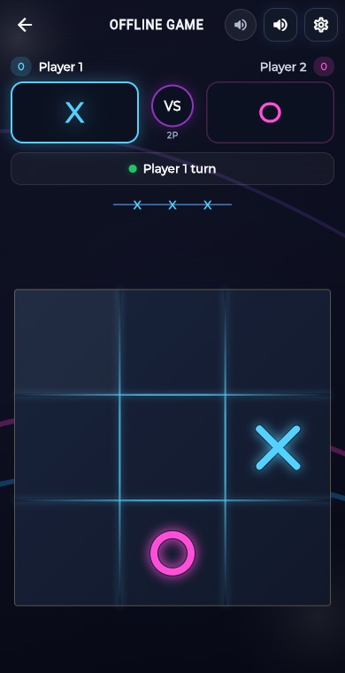 Tic Tac Toe gameplay